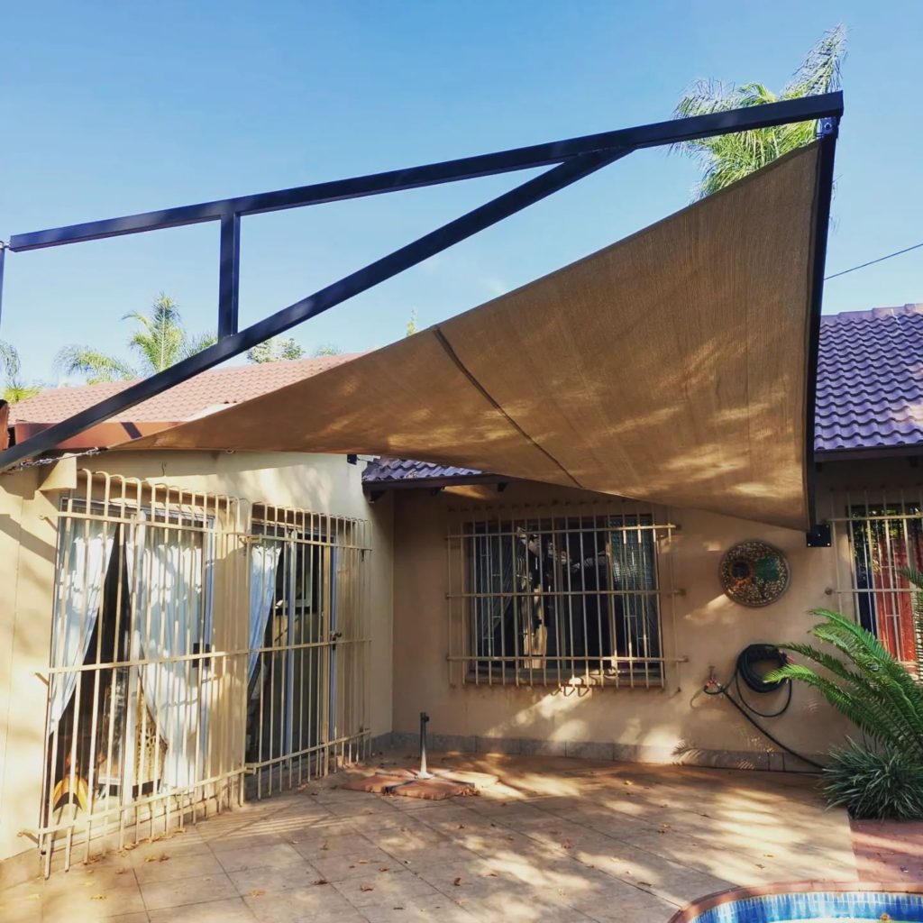 Residential Shade Sail Installation