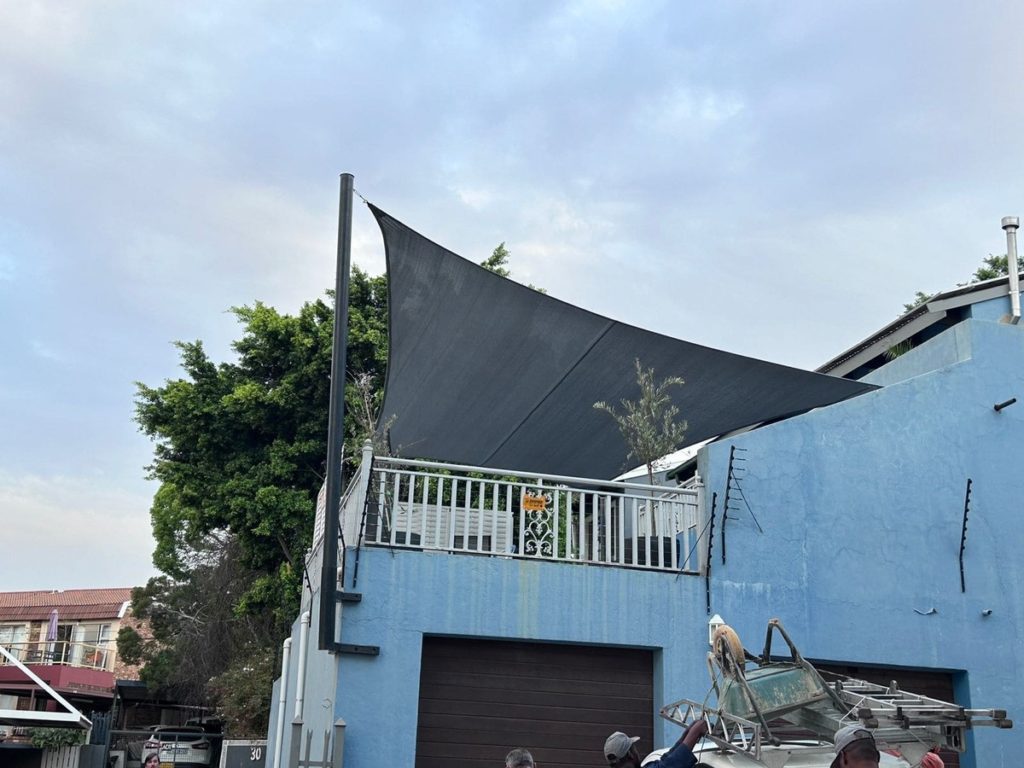 moreleta park patio shade sail installation